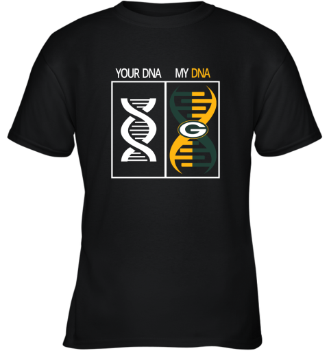 My DNA Is The Green Bay Packers Football NFL Youth T-Shirt