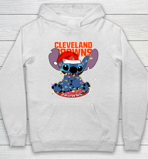 Cleveland Browns NFL Football noel stitch Christmas Hoodie