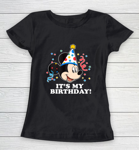 Disney Mickey Mouse Its My Birthday Women's T-Shirt