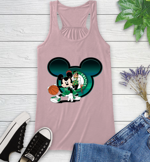 NBA Boston Celtics Mickey Mouse Disney Basketball Racerback Tank 11
