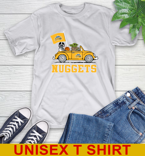 NBA Basketball Denver Nuggets Darth Vader Baby Yoda Driving Star Wars Shirt T-Shirt 12