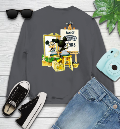NBA Basketball San Antonio Spurs Mickey Drawing Shirt 30