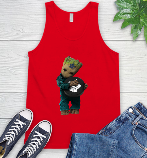NHL Groot Guardians Of The Galaxy Hockey Sports Toronto Maple Leafs Tank Top 6