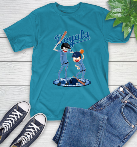 MLB Kansas City Royals Rick And Morty Baseball 8
