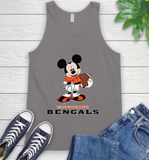 NFL Football Cincinnati Bengals Cheerful Mickey Mouse Shirt Tank Top 7