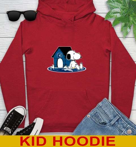 NBA Basketball Minnesota Timberwolves Snoopy The Peanuts Movie Shirt Youth Hoodie 11