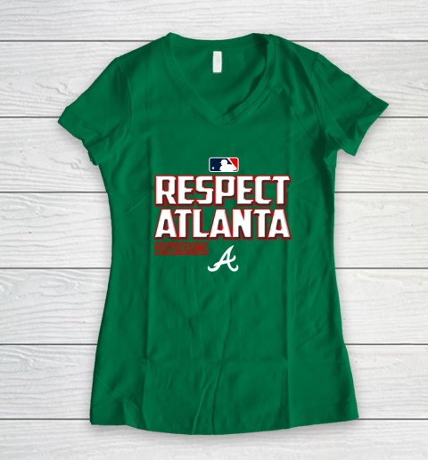 Respect Atlanta Women's V-Neck T-Shirt 3