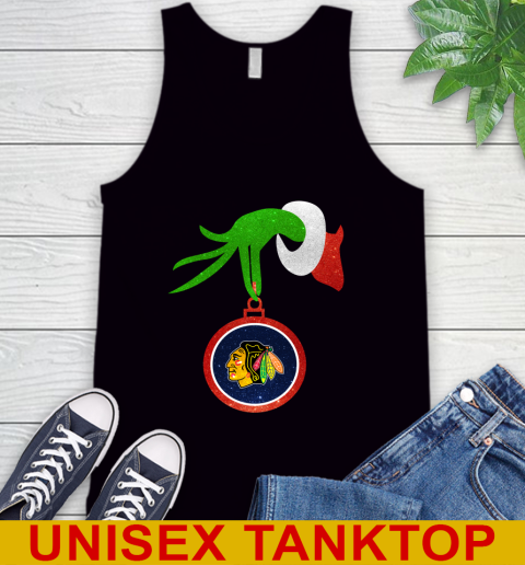 Chicago Blackhawks Grinch Merry Christmas NHL Hockey Tank Top 2