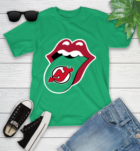 New Jersey Devils NHL Hockey Lips I Root For My Team Adoring Fan 108