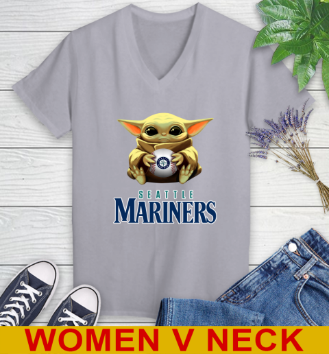 MLB Baseball Seattle Mariners Star Wars Baby Yoda Shirt 81