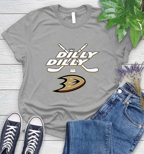 NHL Anaheim Ducks Dilly Dilly Hockey Sports Women's T-Shirt 10