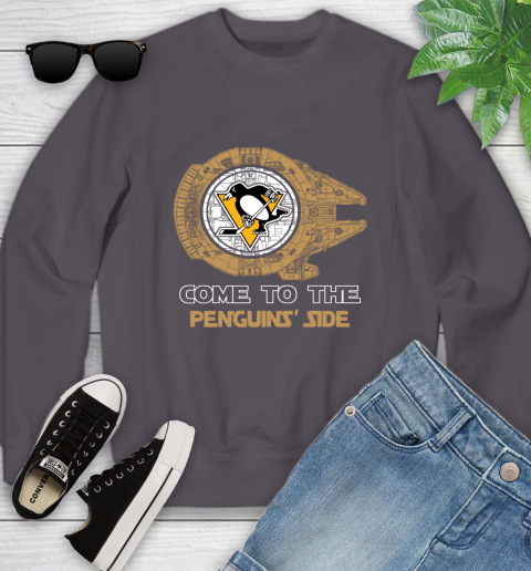 NHL Come To The Pittsburgh Penguins Wars Hockey Sports Youth Sweatshirt 5