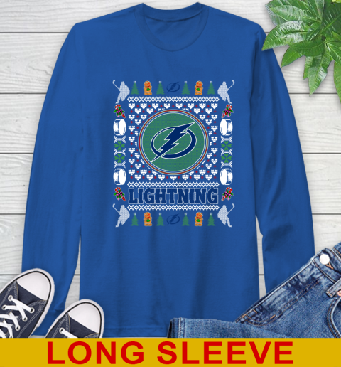 Tampa Bay Lightning Merry Christmas NHL Hockey Loyal Fan Long Sleeve T-Shirt 11