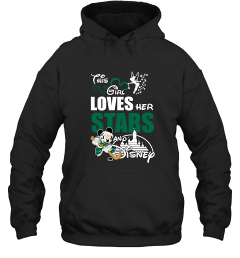 This Girl Love Her Dallas Stars And Mickey Disney Hoodie