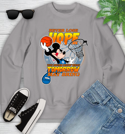 Philadelphia 76ers NBA Basketball Mickey Disney Never Lose Hope Youth Sweatshirt 4 Philadelphia 76ers NBA Basketball Mickey Disney Never Lose Hope Youth Sweatshirt - Image 4