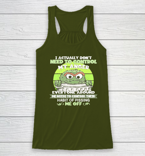 I Actually Don't Need To Control My Anger Racerback Tank 2