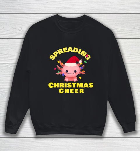 Funny Christmas 2020 Shirt Axolotl Christmas lights Gift Sweatshirt