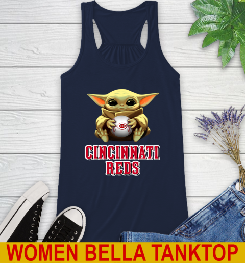 MLB Baseball Cincinnati Reds Star Wars Baby Yoda Shirt 47