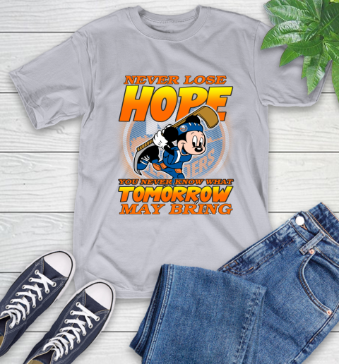 New York Islanders NHL Hockey ootball Mickey Disney Never Lose Hope T-Shirt 6