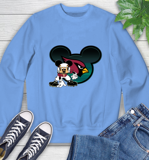 NFL Arizona Cardinals Mickey Mouse Disney Football T Shirt Sweatshirt 11