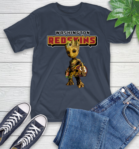Washington Redskins NFL Football Groot Marvel Guardians Of The Galaxy T-Shirt 4