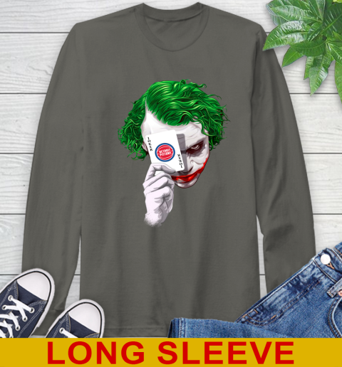 Detroit Pistons NBA Basketball Joker Card Shirt Long Sleeve T-Shirt 10