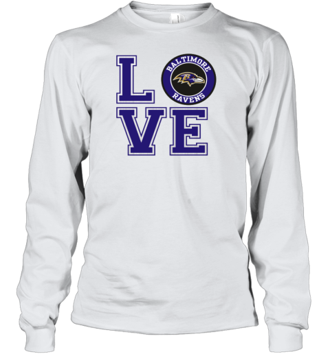 Baltimore Ravens Love Youth Long Sleeve