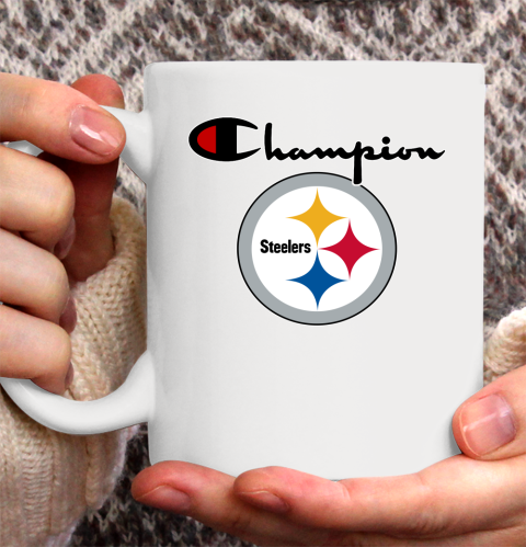 NFL Football Pittsburgh Steelers Champion Shirt Ceramic Mug 15oz
