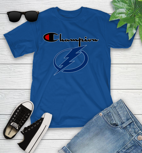 NHL Hockey Tampa Bay Lightning Champion Shirt Youth T-Shirt 6