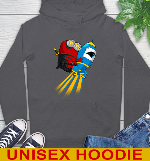 NFL Football Carolina Panthers Deadpool Minion Marvel Shirt Hoodie 7