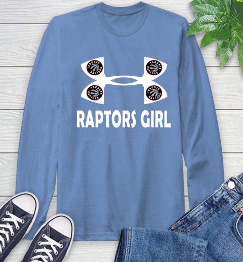 NBA Toronto Raptors Girl Under Armour Basketball Sports Long Sleeve T-Shirt 12