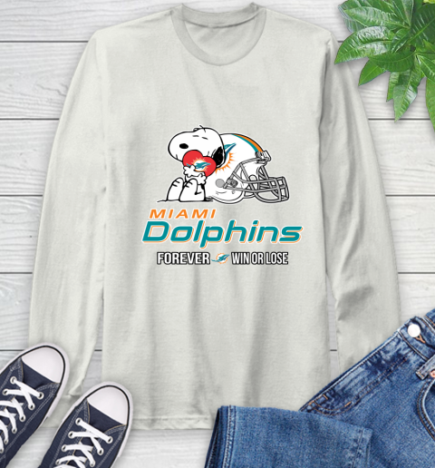NFL The Peanuts Movie Snoopy Forever Win Or Lose Football Miami Dolphins 69