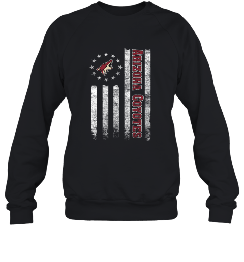 NHL American Flag Hockey Sports Arizona Coyotes Sweatshirt