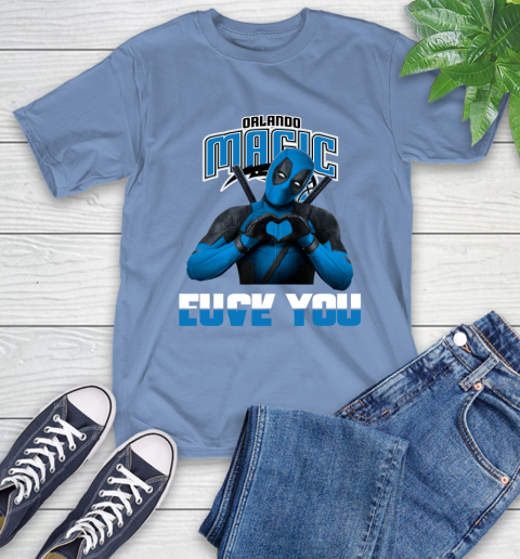 NBA Orlando Magic Deadpool Love You Fuck You Basketball Sports T-Shirt 12