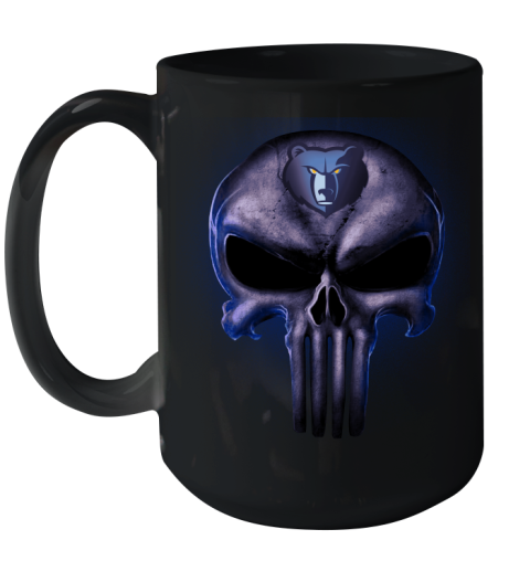 Memphis Grizzlies NBA Basketball Punisher Skull Sports Ceramic Mug 15oz