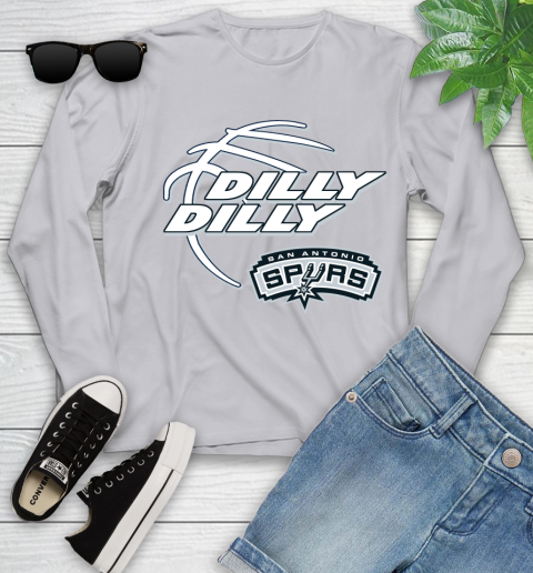 NBA San Antonio Spurs Dilly Dilly Basketball Sports Youth Long Sleeve 5