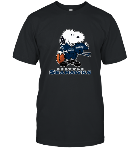 Snoopy A Strong And Proud Seattle Seahawks Player NFL Unisex Jersey Tee