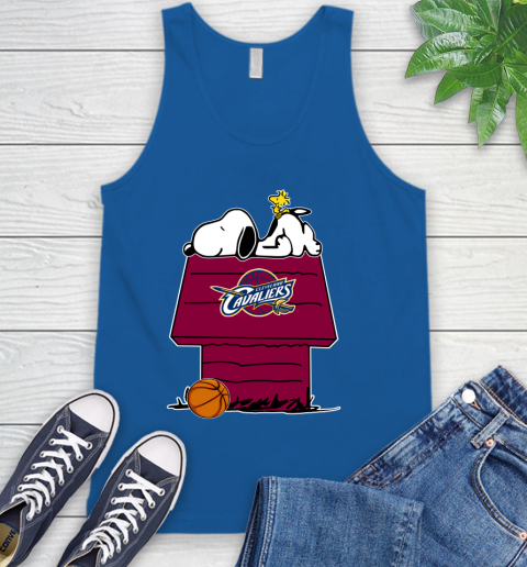 Cleveland Cavaliers NBA Basketball Snoopy Woodstock The Peanuts Movie Tank Top 5