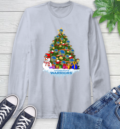 Golden State Warriors Merry Christmas NBA Basketball Sports Long Sleeve T-Shirt 6