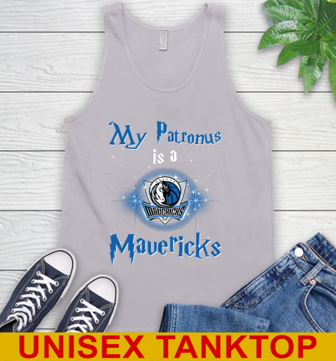 NBA Basketball Harry Potter My Patronus Is A Dallas Mavericks Tank Top 3