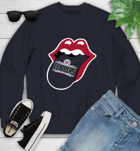 LA Clippers NBA Basketball Lips I Root For My Team Adoring Fan 117