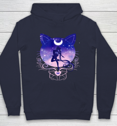 Cat Moon Sailor Moon Hoodie Tee For Sports