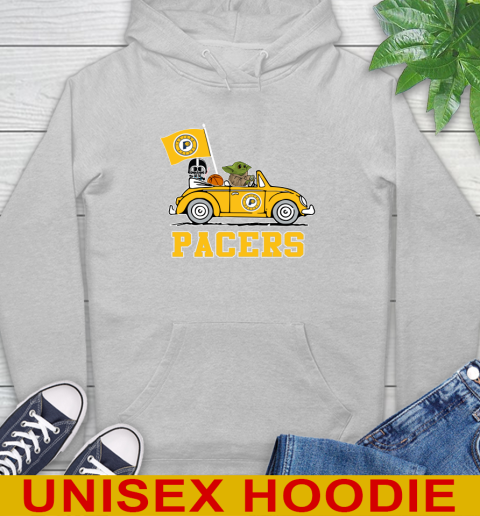 NBA Basketball Indiana Pacers Darth Vader Baby Yoda Driving Star Wars Shirt Hoodie 6