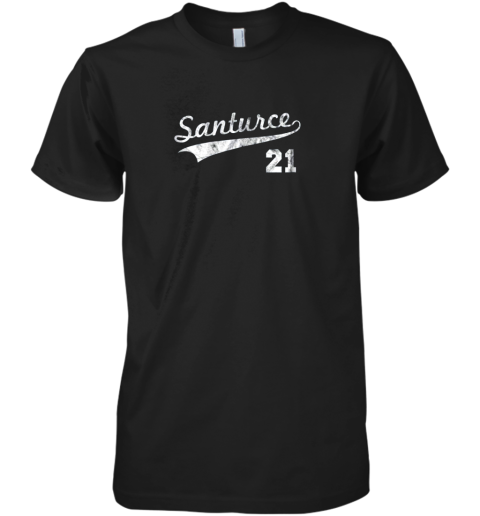 Vintage Distressed Santurce 21 Puerto Rico Baseball Premium Men's T-Shirt
