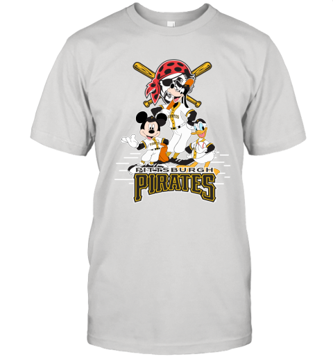 Pittsburgh Pirates Mickey Donald And Goofy Baseball Unisex Jersey Tee