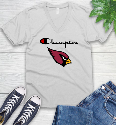 NFL Football Arizona Cardinals Champion Shirt V-Neck T-Shirt