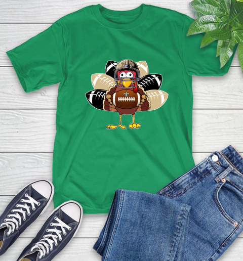 New Orleans Saints Turkey Thanksgiving Day T-Shirt 7