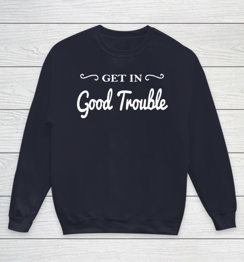 Get in good trouble John Lewis Youth Sweatshirt 2