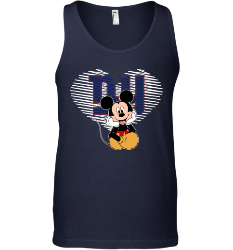 NFL New York Giants The Heart Mickey Mouse Disney Football T Shirt k73KnV1Hupy unisex tank 17 95 151514 front navy