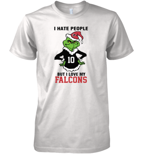 I Hate People But I Love My Falcons Atlanta Falcons NFL Teams Premium Men's T-Shirt